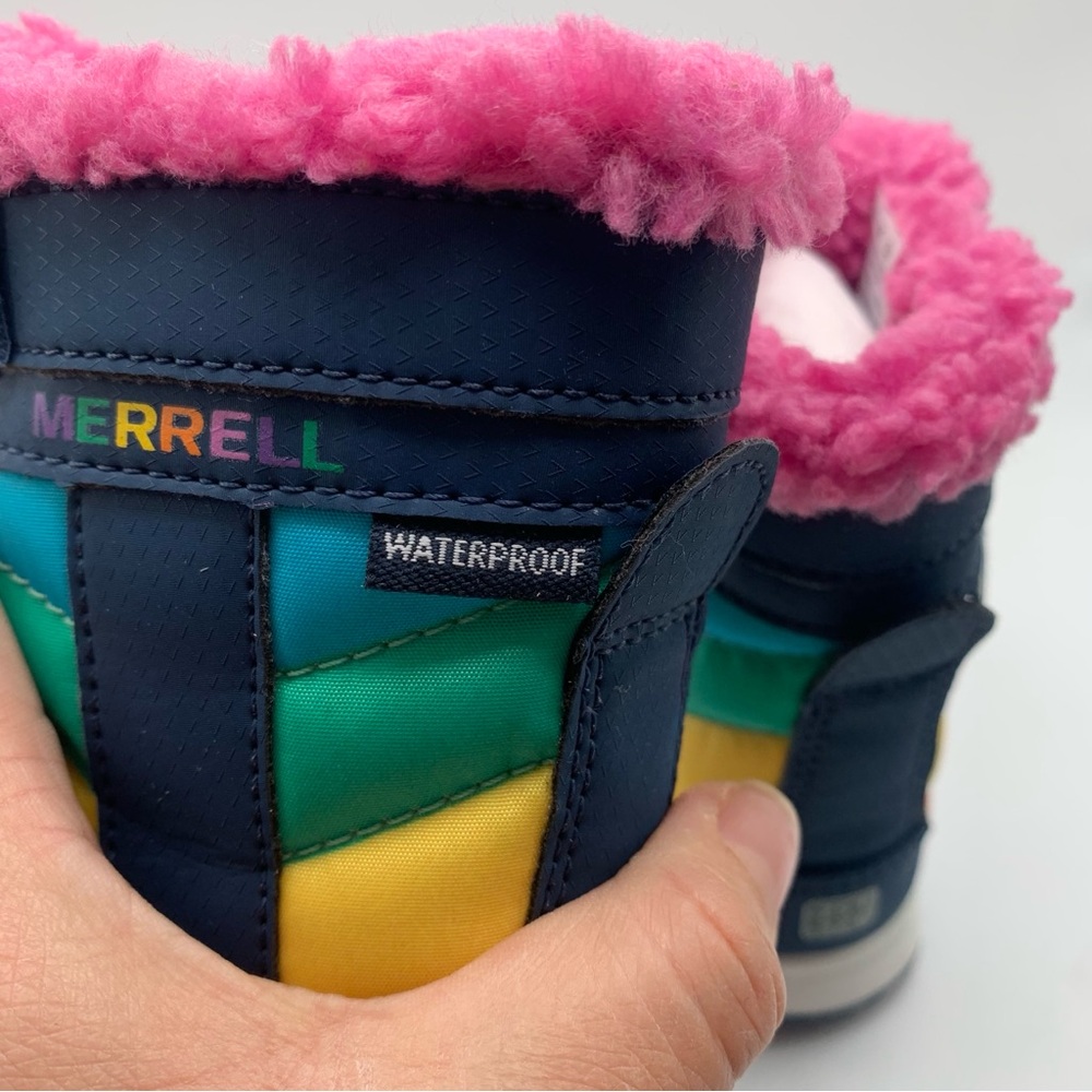 Merrell Little Kid's SZ6M Rainbow Alpine Puffer Waterproof Boot Toddler 2033 - Picture 5 of 9